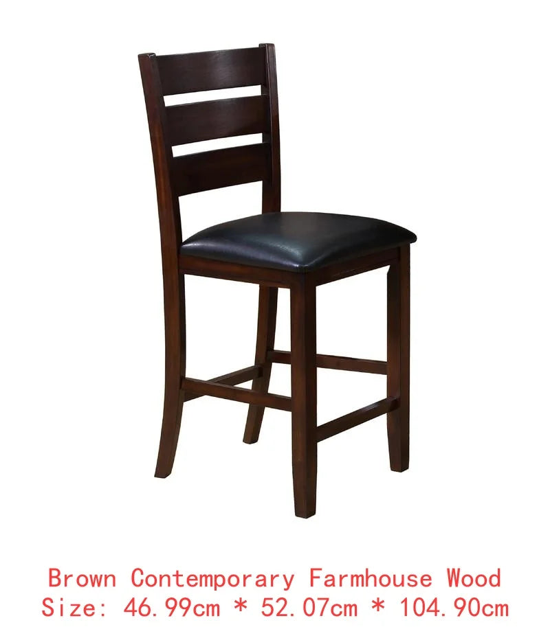 Contemporary 6-Piece Dining Set With Extendable Table And Upholstered Chairs
