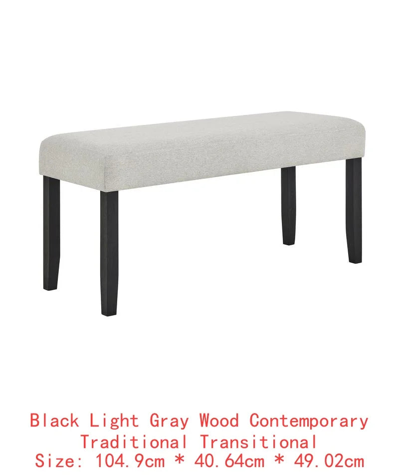 Contemporary 7 Piece Dining Set With Faux Marble Table