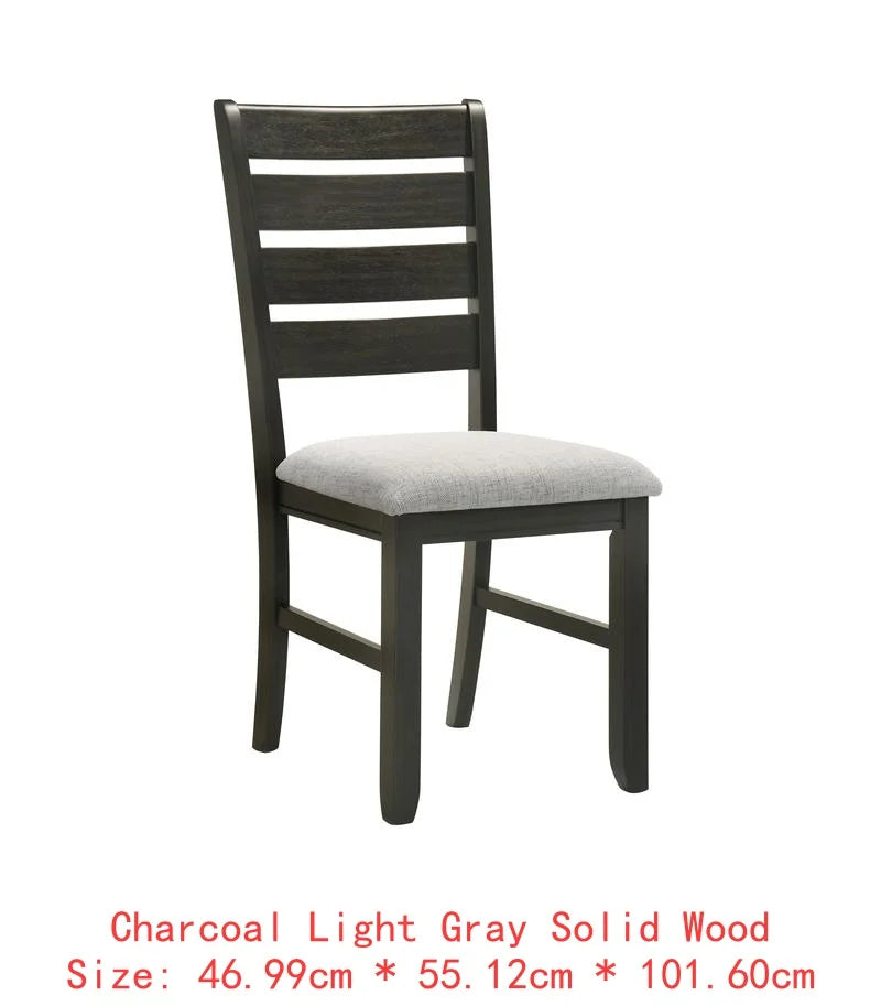 Contemporary 6-Piece Dining Set With Extendable Table And Upholstered Chairs