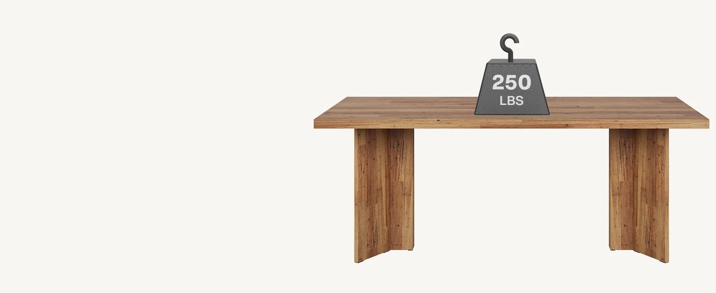Little Tree Farmhouse Dining Table for Dining Room