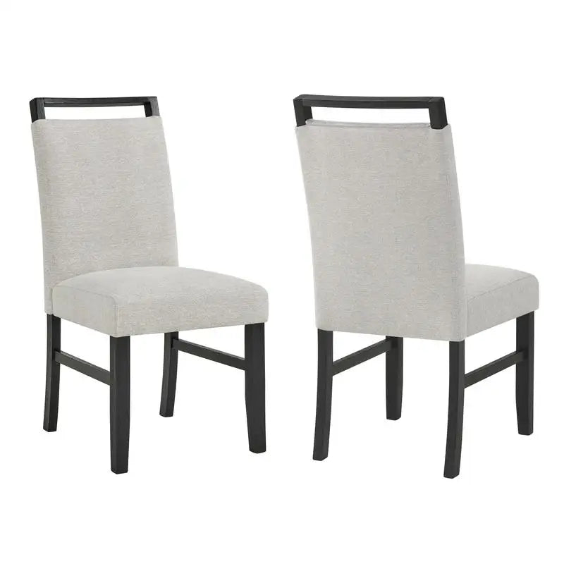 Contemporary 7 Piece Dining Set With Faux Marble Table