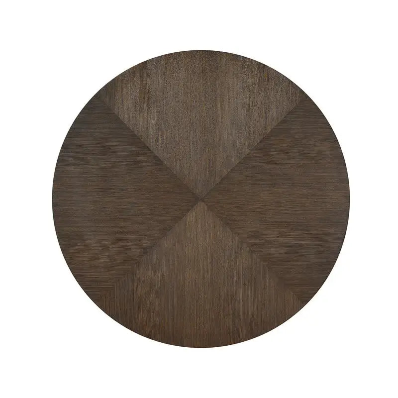 Modern 7 Piece Dining Set With Round Table Upholstered Chairs