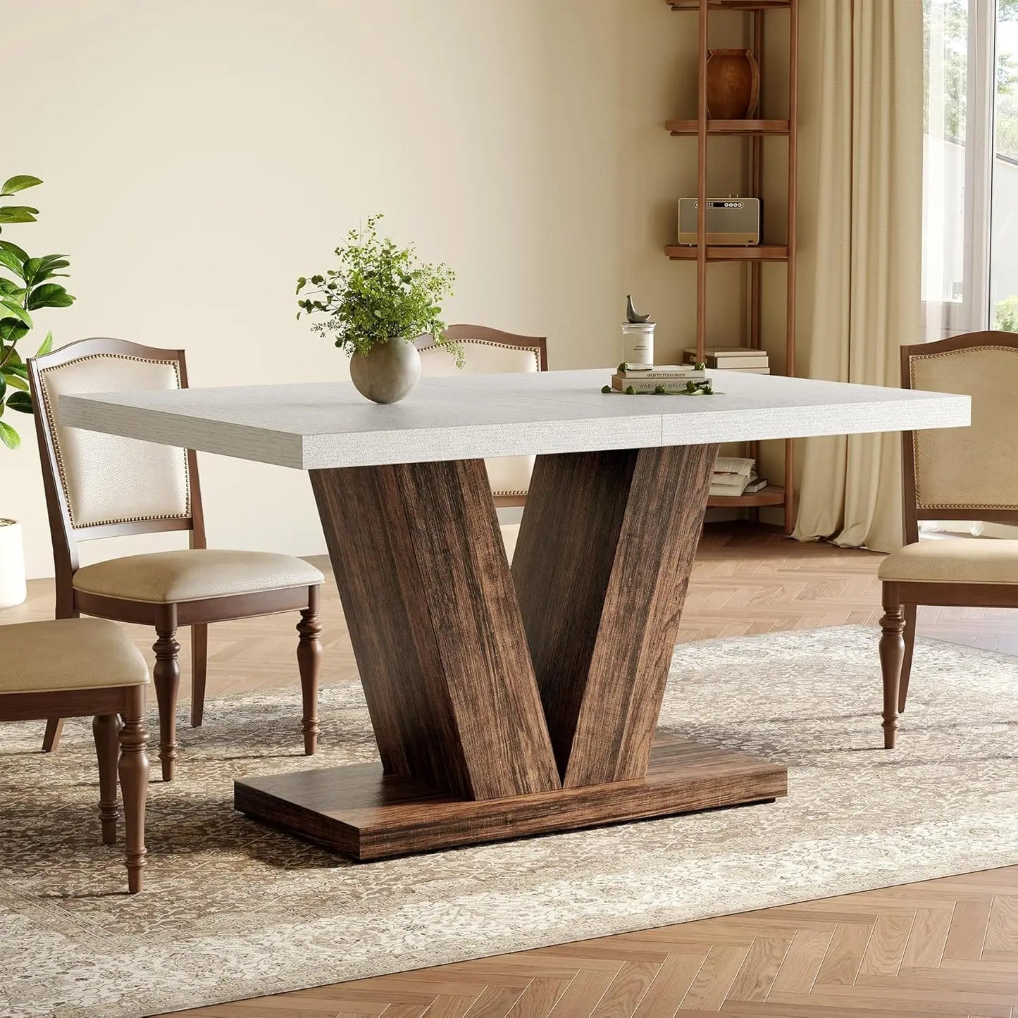 LITTLE TREE Modern Dining Table for Four in Kitchen