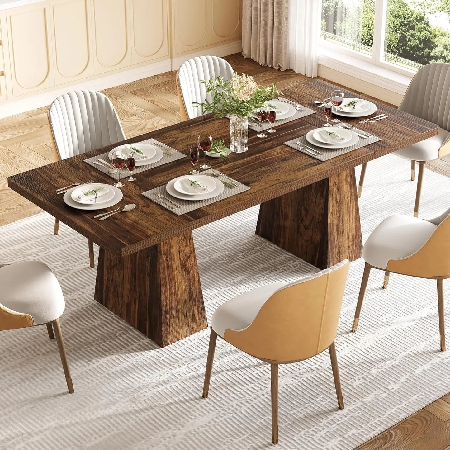 Little Tree Modern Dining Table For Kitchen And Dining Room