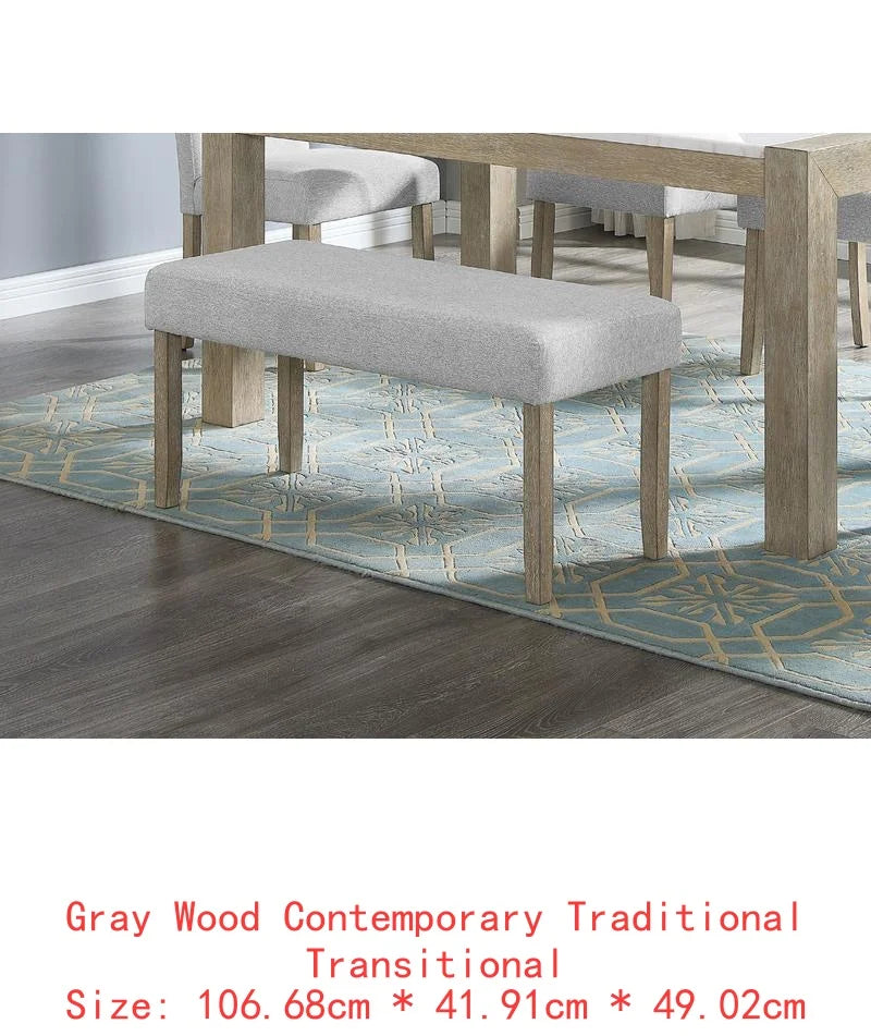 Contemporary 7 Piece Dining Set With Faux Marble Table