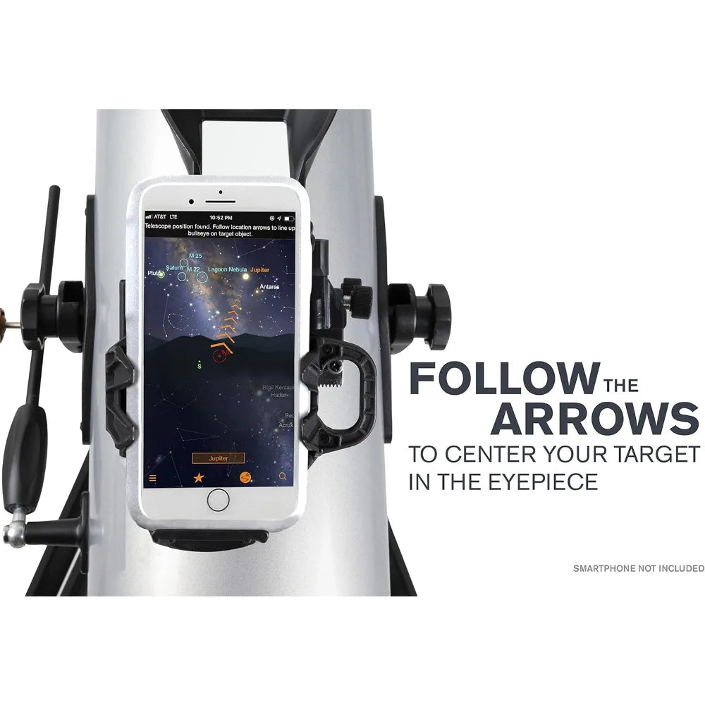 22452 StarSense Explore LT114AZ Newtonian Reflector Telescope with Smartphone App-Enabled Technology - Includes Two Eyepieces