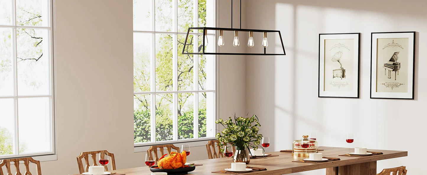 Little Tree Farmhouse Dining Table for Dining Room