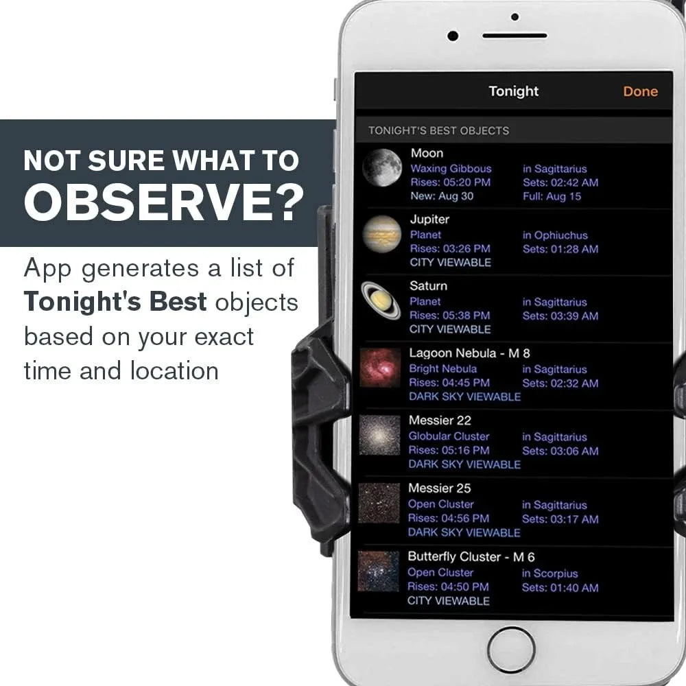 22452 StarSense Explore LT114AZ Newtonian Reflector Telescope with Smartphone App-Enabled Technology - Includes Two Eyepieces